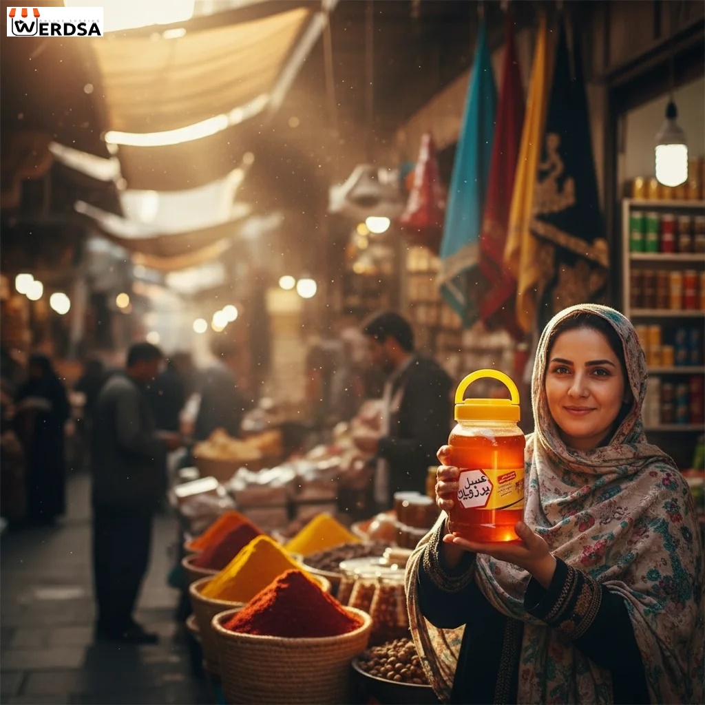 عسل کنار 1 کیلویی خام